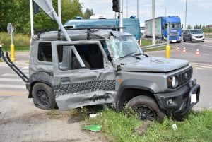 Nie ustąpił pierwszeństwa ciężarówce