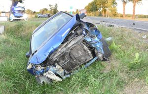 Śmiertelny wypadek na DK-48 - Poizdów