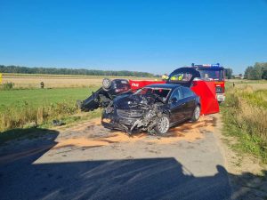 Tragiczny wypadek w Kaleń Drugim – kobieta zginęła na miejscu