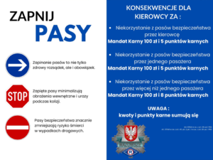 Pasy bezpieczeństwa-obowiązek korzystania nie tylko w samochodzie osobowym