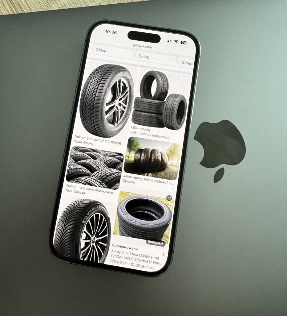 Oszustwo przy sprzedaży opon